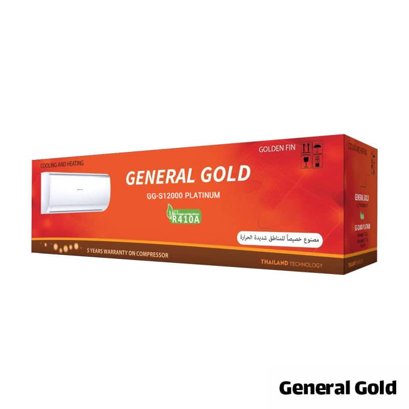 کولر گازی جنرال گلد (GENERAL GOLD) 12000 سری پلاتینیوم