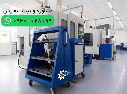 تولید قطعات صنعتی با استفاده از دستگاه CNC
