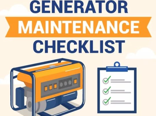 چک لیست جهت سرویس و نگهداری دیزل ژنراتور