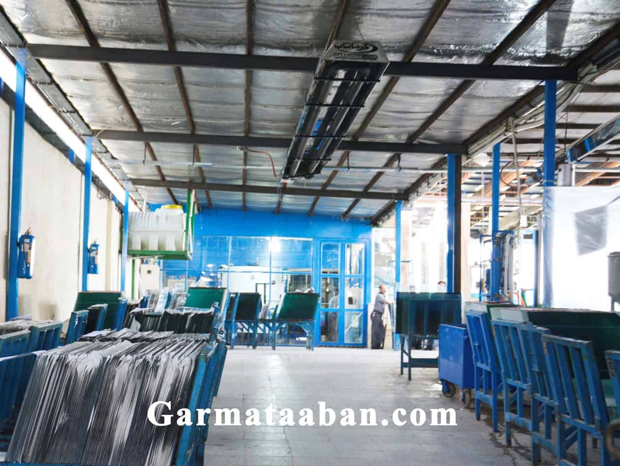 بخاری گازی صنعتی و بخاری تابشی