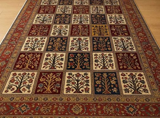 معرفی دو سبک ماندگار: فرش دستبافت بختیار و فرش دستباف لری در دکوراسیون مدرن