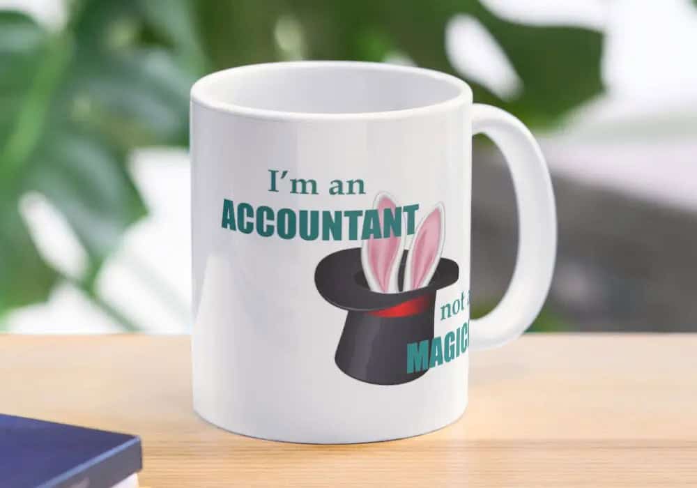 ماگ برای روز حسابدار