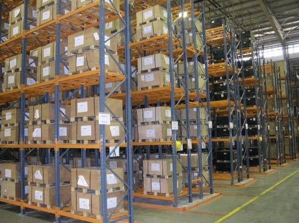 قفسهبندی انبار صنعتی