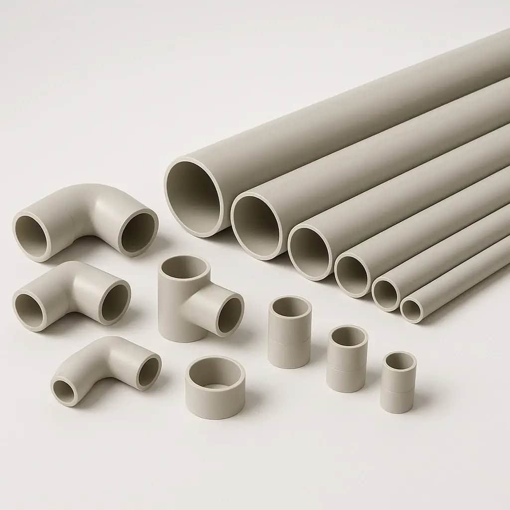 جدول سایز لوله برق پی وی سی