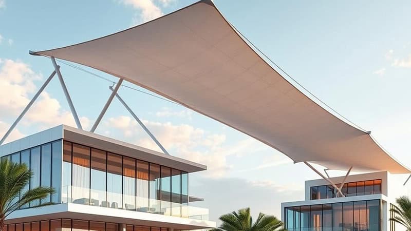 راهنمای اجرای سقف متحرک پارچهای