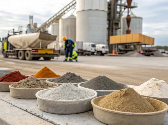 انواع مواد افزودنی در بتن