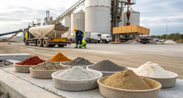 انواع مواد افزودنی در بتن