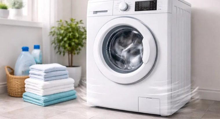 علت لرزش ماشین لباسشویی آبسال دور تند خشک کن