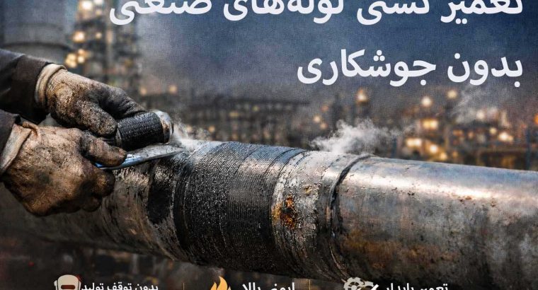 تعمیر نشتی لولههای صنعتی تحت فشار بدون جوشکاری