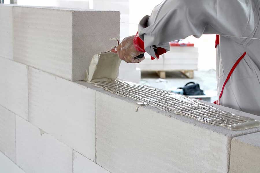 دیوارچینی با بلوک هبلکس