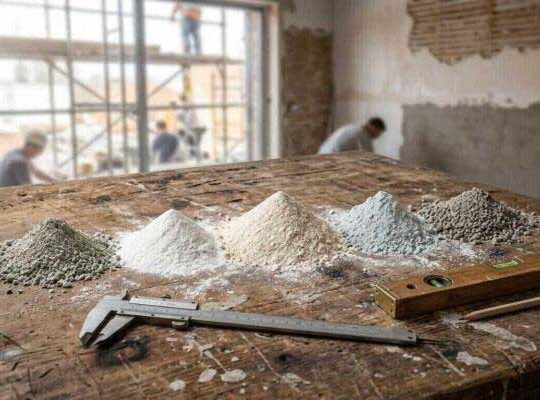 انواع گچ ساختمانی و تفاوت آنها در ساختار و رفتار فیزیکی