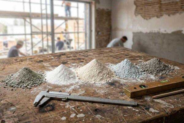 انواع گچ ساختمانی و تفاوت آنها در ساختار و رفتار فیزیکی