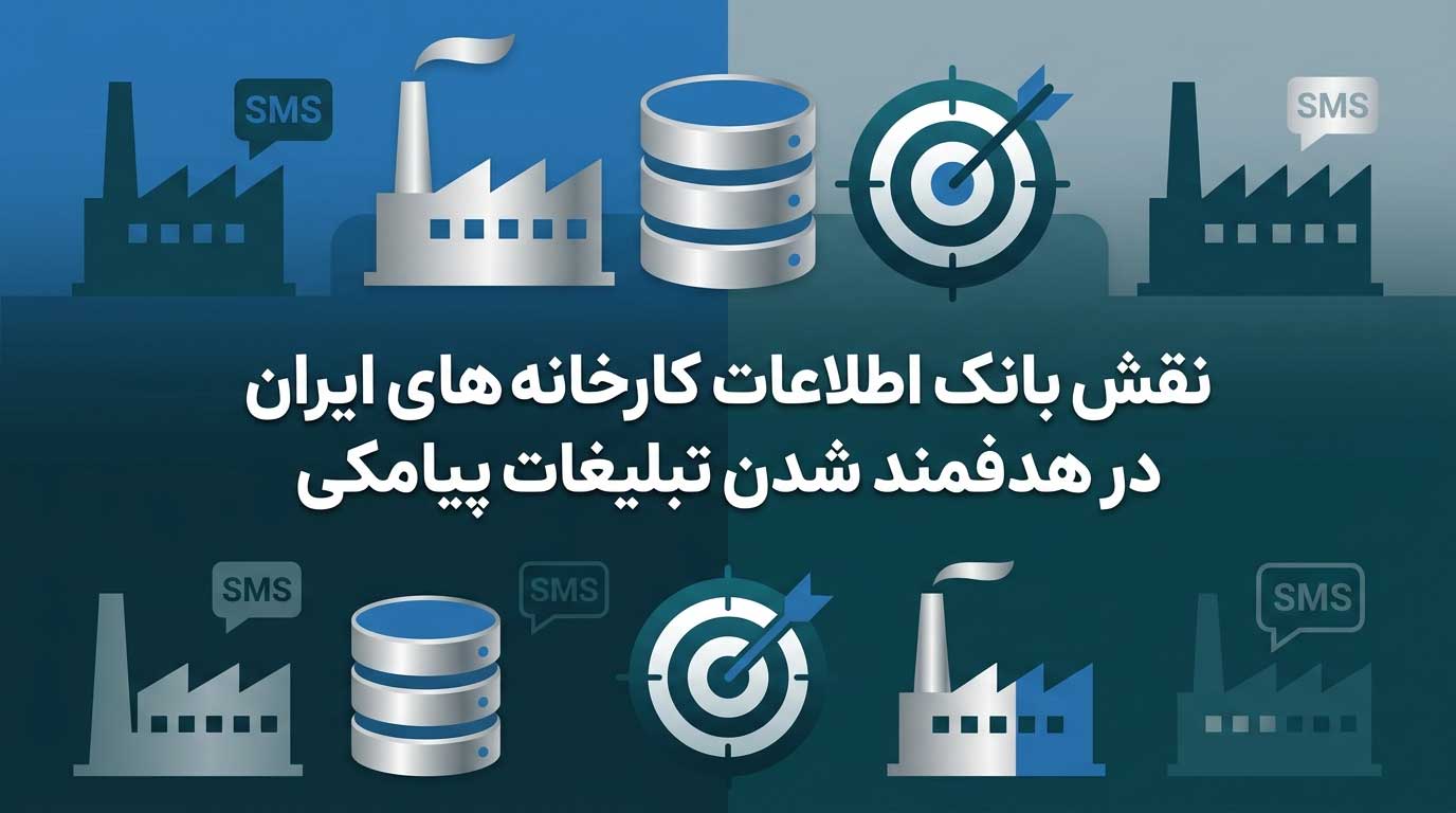 نقش بانک اطلاعات کارخانه های ایران در هدفمند شدن تبلیغات پیامکی