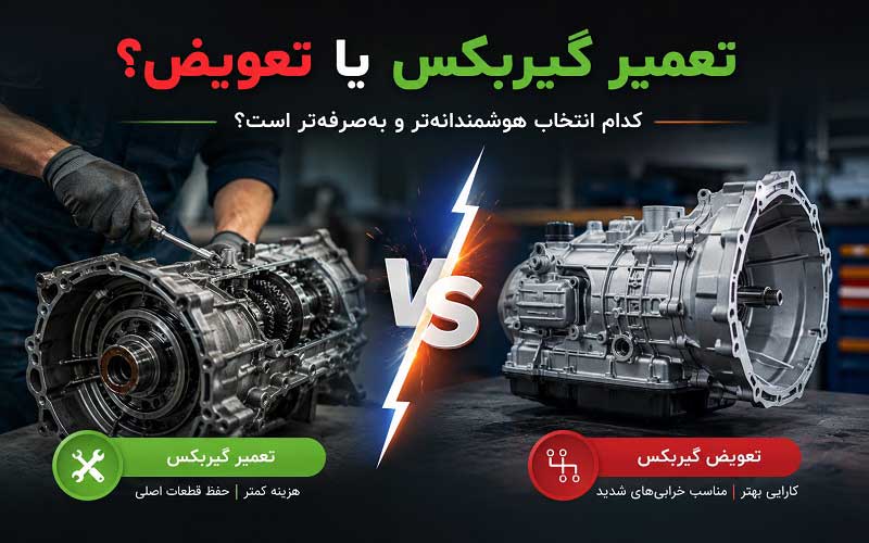 تعمیر گیربکس یا تعویض
