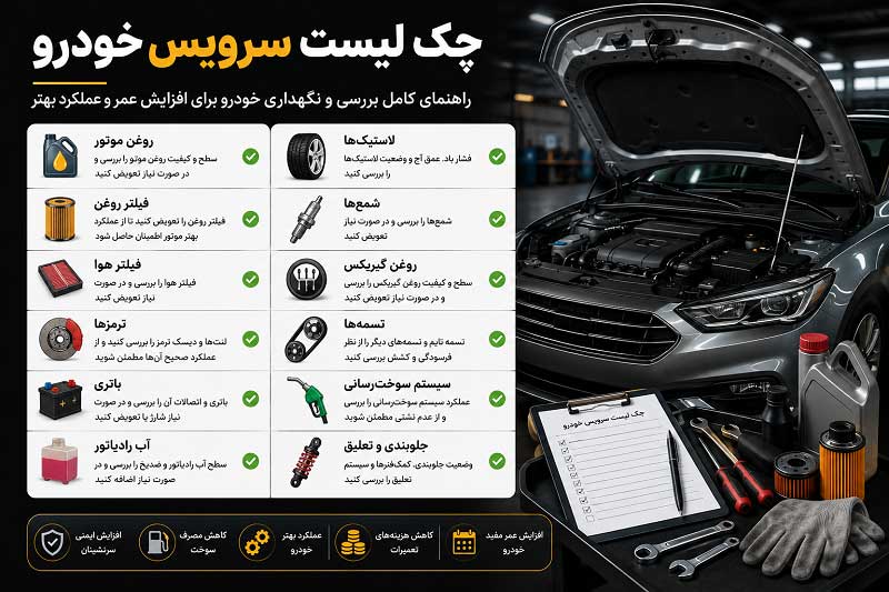 اهمیت سرویس دورهای خودرو