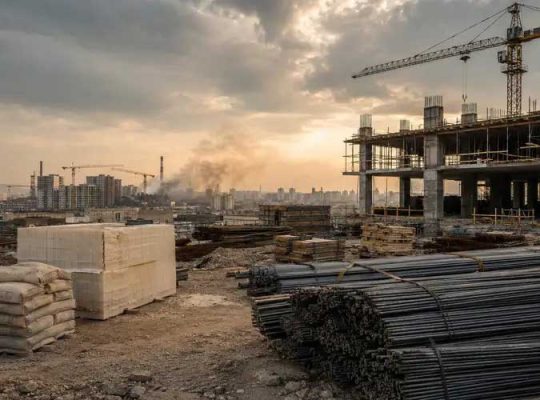 تاثیر جنگ بر قیمت مصالح ساختمانی و ساختوساز