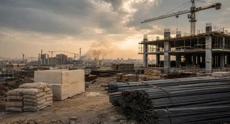 تاثیر جنگ بر قیمت مصالح ساختمانی و ساختوساز