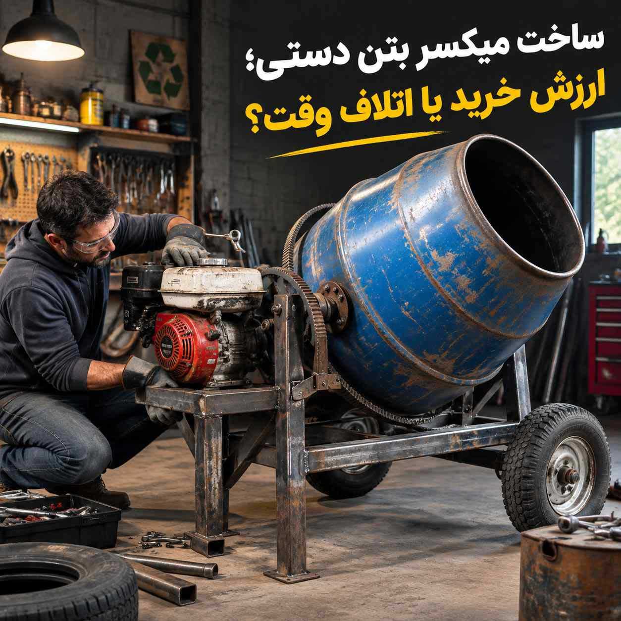 مدت زمان اختلاط بتن در بتونیر