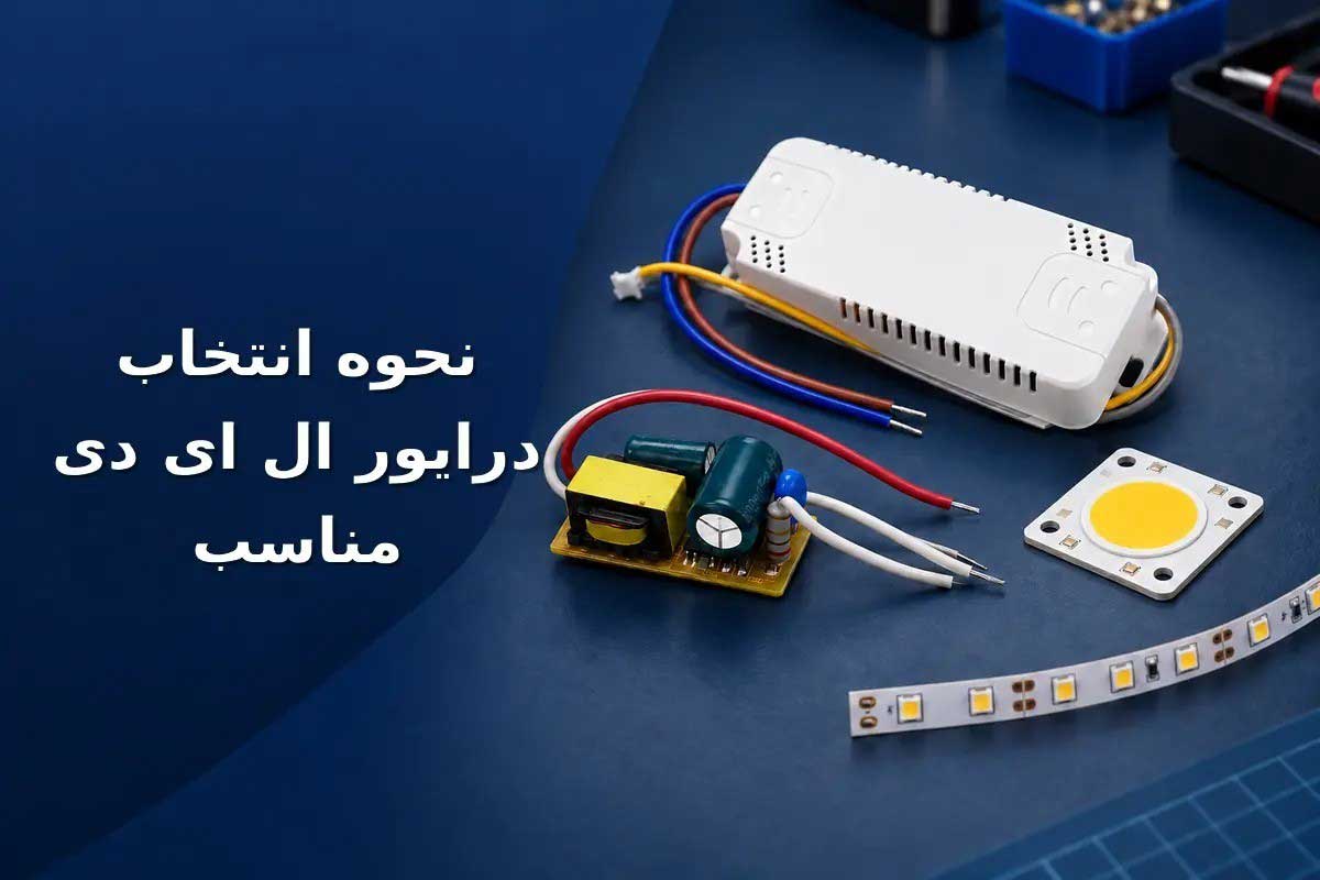 نحوه انتخاب درایور ال ای دی